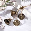 Iron Bell Pendant Decoration HJEW-JM02244-2