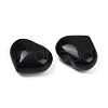 Mother's Day Gifts Heart Natural Obsidian Palm Stones G-C186-02I-2