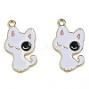 Alloy Enamel Pendants ENAM-N059-04-B02-2