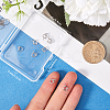 Beebeecraft 10Pcs 925 Sterling Silver Spring Ring Clasps STER-BBC0007-03-3