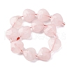 Natural Rose Quartz Beads Strands G-P570-E16-02-3