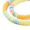 Handmade Polymer Clay Bead Strands CLAY-S096-030F-3