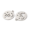Non-Tarnish 201 Stainless Steel Pendants STAS-A084-09P-2