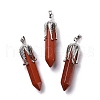 Natural Red Jasper Big Pendants G-E059-03AS-07-1