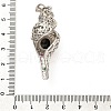 Natural Snowflake Obsidian Pendants G-F776-01P-04-3