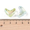 UV Plating Transparent Acrylic Beads OACR-Z020-09-3