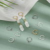Unicraftale 12Pcs 3 Colors 201 Stainless Steel Huggie Hoop Earring Findings STAS-UN0057-49-2