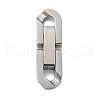 304 Stainless Steel Fold Over Clasps STAS-B029-05A-1-1