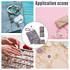 GOMAKERER 2Pcs Retro Rectangle Silk Zipper Roll Pouches ABAG-GO0001-02A-7