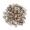 Brass Grade A Rhinestone Spacer Beads RB-A014-Z6mm-14S-3