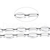 Tarnish Resistant 304 Stainless Steel Link Chains CHS-T003-27P-2