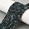 Natural Blue Tourmaline Beads Strands G-G259-D10-3mm-1