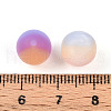 Frosted Resin Beads RESI-N042-10mm-08-3