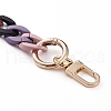 Opaque Spray Painted Acrylic Chains Bag Handles AJEW-BA00068-01-2