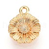 Brass Pendants KK-T075-31G-1