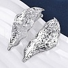 Brass Stud Earrings EJEW-Q015-19P-3