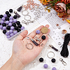 FIBLOOM DIY Silicone Beads Keychain Making Kits DIY-FI0001-16-3