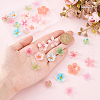 AHADERMAKER 30Pcs 15 Styles Plastic Beads KY-GA0001-33-3