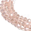Transparent Electroplate Glass Beads Strands EGLA-A039-T2mm-B26-3