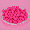 Round Silicone Focal Beads SI-JX0046A-33-3