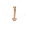 Undyed Wooden Egg Tart Under-Type Double Head DIY-WH0184-80-1