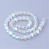 Synthetic Moonstone Beads Strands G-R375-8mm-A13-2