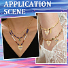 SUNNYCLUE 8Pcs 2 Colors 304 Stainless Steel Pendants STAS-SC0009-41-5
