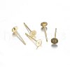 304 Stainless Steel Stud Earring Findings X-STAS-P210-45G-01-1