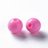 Opaque Acrylic Beads X-MACR-S370-C10mm-M1-2