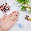SUPERFINDINGS 200pcs 5 colors Resin Buttons BUTT-FH0001-010-3