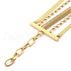 304 Stainless Steel Chains Multi-strand Bracelet for Women BJEW-G674-01B-G-4