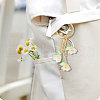 8Pcs Acrylic & Glass Keychain KEYC-CA00001-6