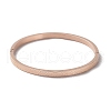3Pcs 3 Color 304 Stainless Steel Grooved Bangles Set BJEW-F464-07-3
