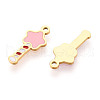 304 Stainless Steel Enamel Charms STAS-T065-55G-01-2