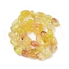 Natural Yellow Fluorite Beads Strands G-G160-B02-01-3