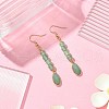 Green Aventurine Dangle Earring for Women EJEW-JE05928-01-2