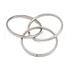 201 Stainless Steel Trinity Interlocking Ring Finger Rings FS-WG6776A-07-3