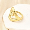304 Stainless Steel Cuff Rings RJEW-D320-07G-2