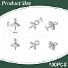 Unicraftale 304 Stainless Steel Peg Bails Pendants STAS-UN0002-26P-3
