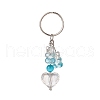 Gradient Bear & Heart Acrylic Pendant Keychain KEYC-TA00005-2