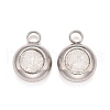 304 Stainless Steel Charms STAS-G133-13H-1