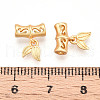 Brass European Dangle Charms KK-B110-03G-2