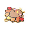 Cute Printed Alloy Pendants ENAM-L040-002A-05-3