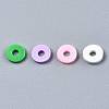 Handmade Polymer Clay Beads Strands CLAY-R089-6mm-T02B-47-3