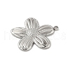 304 Stainless Steel Pendants STAS-P388-08P-2