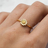 Brass Finger Rings for Women FS-WGD07B7-08-2