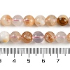 Natural Cherry Blossom Agate Beads Strands G-H062-A02-02-5