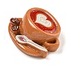 Mother's Day Coffee Theme Opaque Resin Decoden Cabochons RESI-M042-01B-2