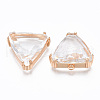 Transparent Glass Pendants GLAA-S056-04-4
