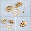 WADORN 10 Sets Brass Purse Twist Lock FIND-WR0009-82G-4